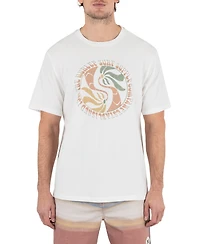 Hurley Men's Yin Yang Palms Short Sleeve T-Shirt