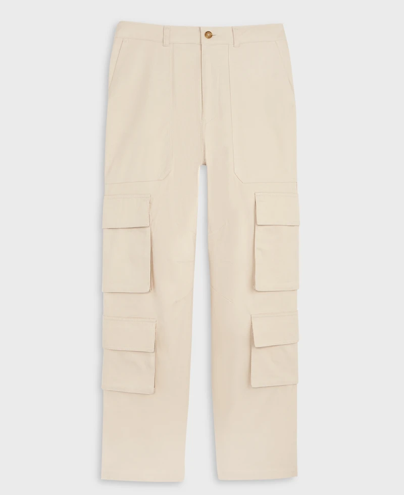 Mode of One Men's Relaxed Canvas Cargo Pants, Macy's Exclusive