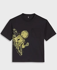 Mode of One Men's Short-Sleeve Cotton Relaxed Portal T-Shirt, Macy's Exclusive