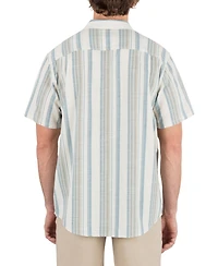 Hurley Men's Lido Stripe Short Sleeve Shirt