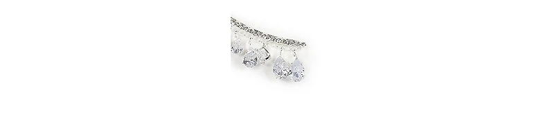 Sohi Women's Crystal Torque Necklace
