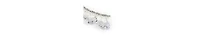 Sohi Women's Crystal Torque Necklace