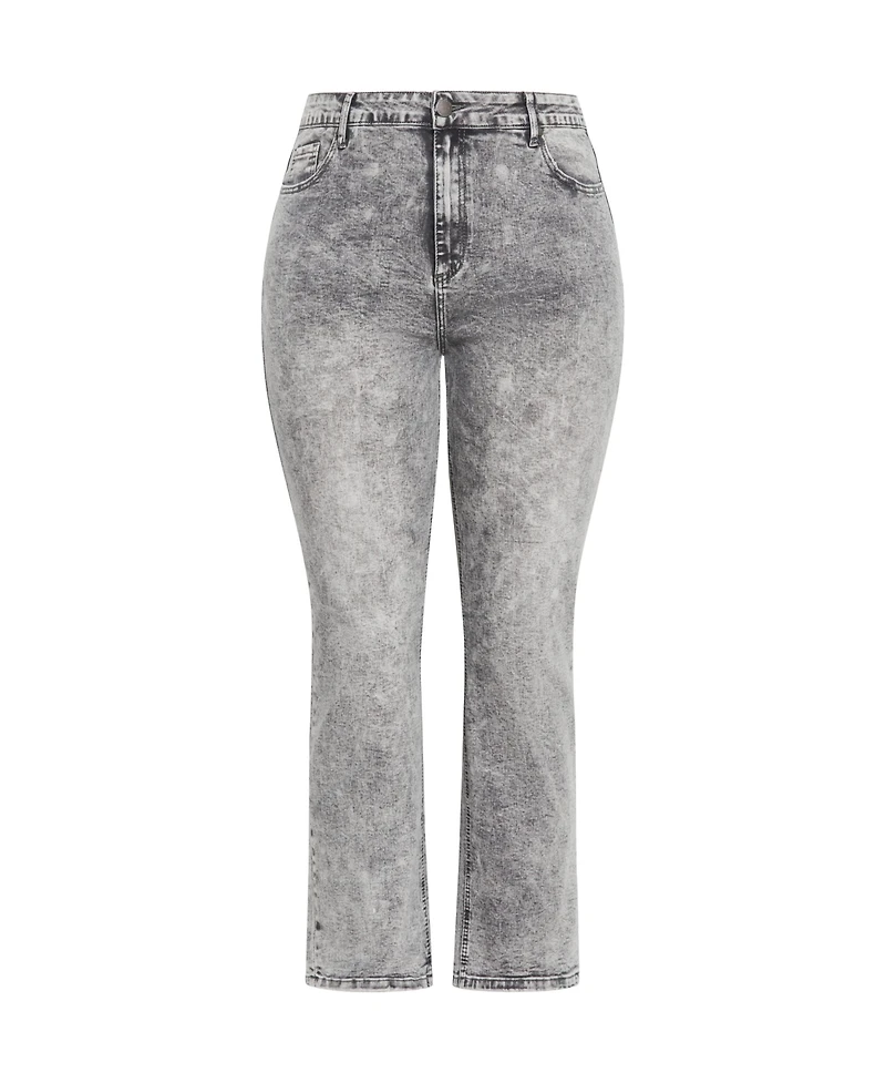 City Chic Plus Harley Fit Keyla Straight Jean