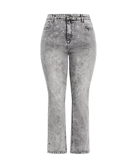 City Chic Plus Harley Fit Keyla Straight Jean