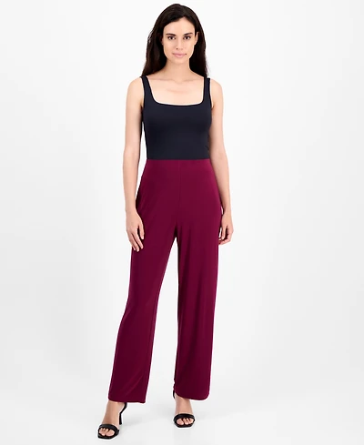 Ak Anne Klein Petite Wide-Leg Pull-On Pants