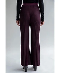 Sskein Women's Marcelle Pleated Knit Trousers