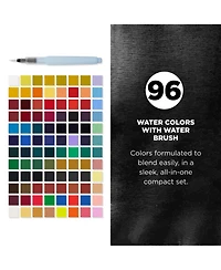 Sakura Koi Water Studio Watercolors, 3 Piece Set, 96 Colors