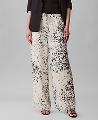 Calvin Klein Women's Printed Pull-On Pants