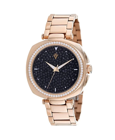 Christian Van Sant Women's Mirabella Black Dial Watch - CV0491