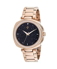 Christian Van Sant Women's Mirabella Black Dial Watch - CV0491