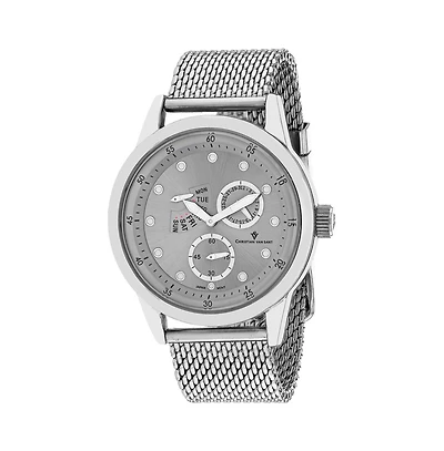 Christian Van Sant Men's Rio Silver Dial Watch