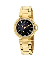 Christian Van Sant Womens Cybele Black Mother Of Pearl Dial Watch Cv0235