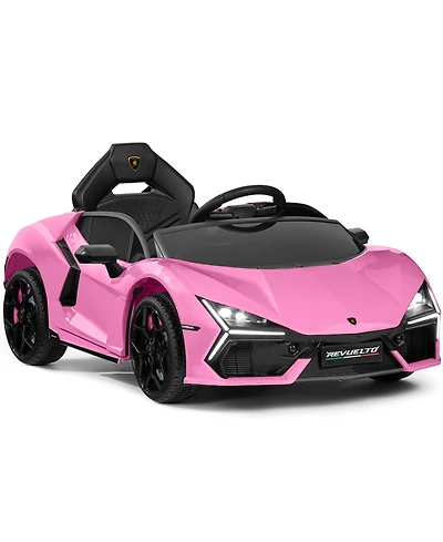 Best Choice Products Kids 12V Ride-On Car Officially Licensed Lamborghini Revuelto w/ Remote, Led Lights