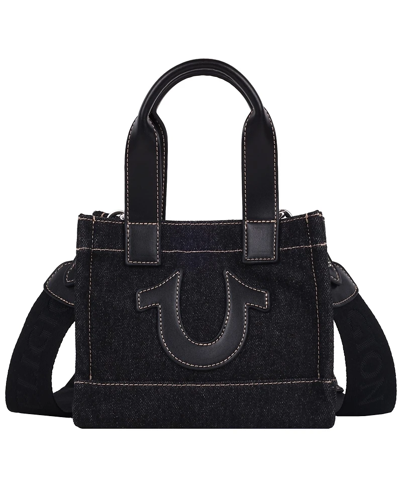 True Religion Mini Denim Tote
