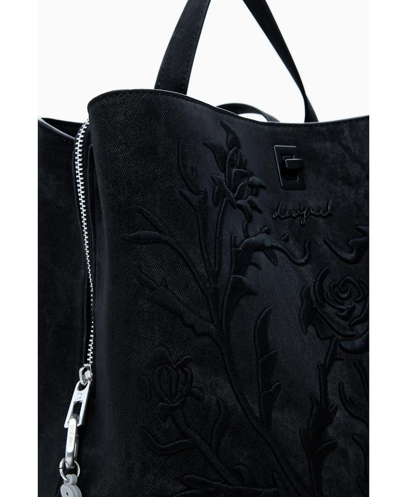 Desigual Women's Small 3D effect floral backpack