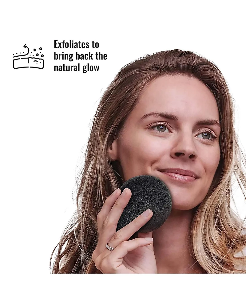 Pursonic Flawless Beauty Essentials Bundle – Includes 3-Pack Multi-Shape Makeup Sponges, Natural Konjac Sponge Duo & 5-Piece Black Studio Brush