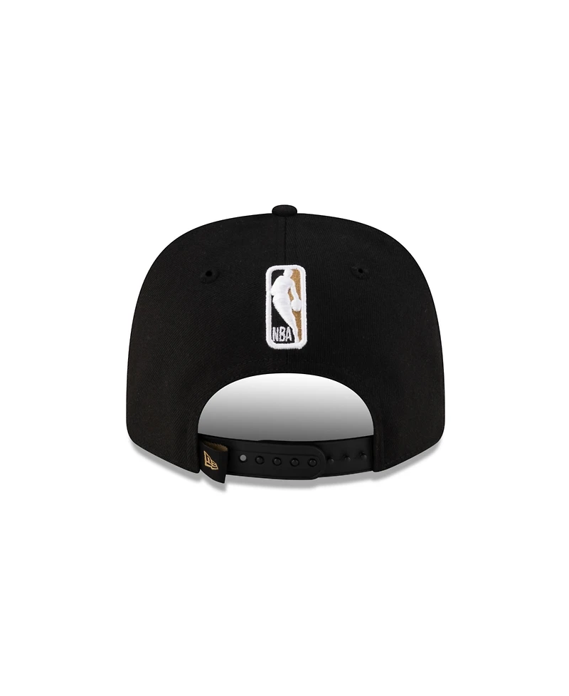 New Era Men's White/Black Oklahoma City Thunder 2025 Nba Finals Champions Parade 9SEVENTY Stretch-Snap Adjustable Hat