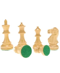 We Games English Staunton Chess Pieces, Weighted with 4 in. King