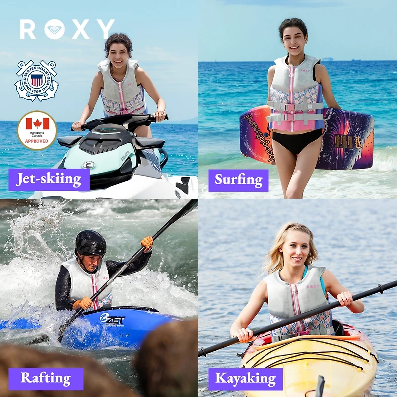 Roxy Women's Life Vest, Uscg Approved Life Jacket