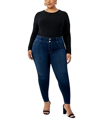 Seven7 Plus High Rise Curvy Legging Jeans