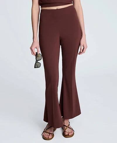 Kenneth Cole Women's Hollywood Waist Pull On Flare Leg Pants