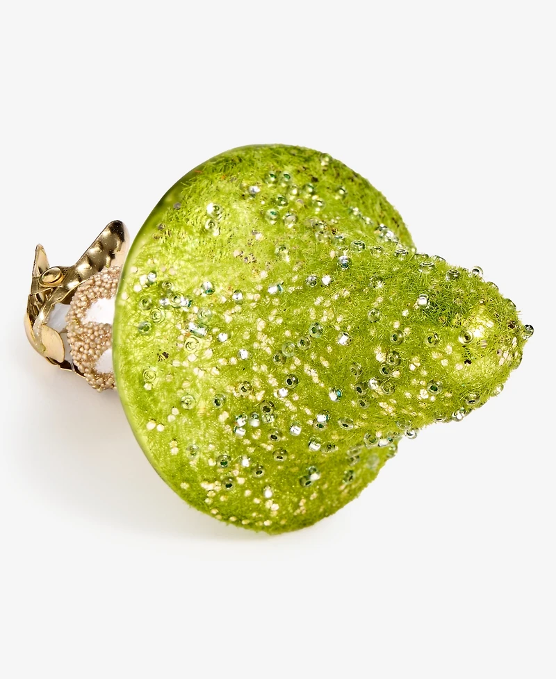 Holiday Lane Enchanted Forest Glass Mushroom Clip Ornament, Macy's Exclusive
