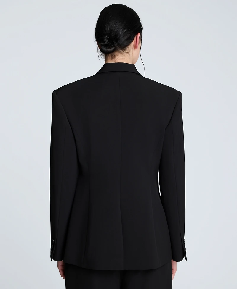 Kenneth Cole Women's Peak Lapel One-Button Blazer