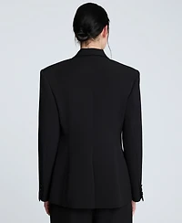 Kenneth Cole Women's Peak Lapel One-Button Blazer
