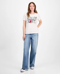 Lucky Brand Women's Rolling Stones Tour 81 Classic Cotton T-Shirt