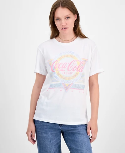 Lucky Brand Women's Coca Cola Summer Classic Crewneck T-Shirt
