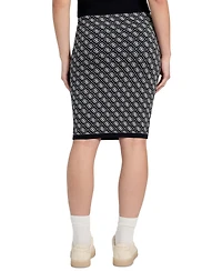 Guess Women's Lise 4G-Logo Pull-On Sweater Skirt
