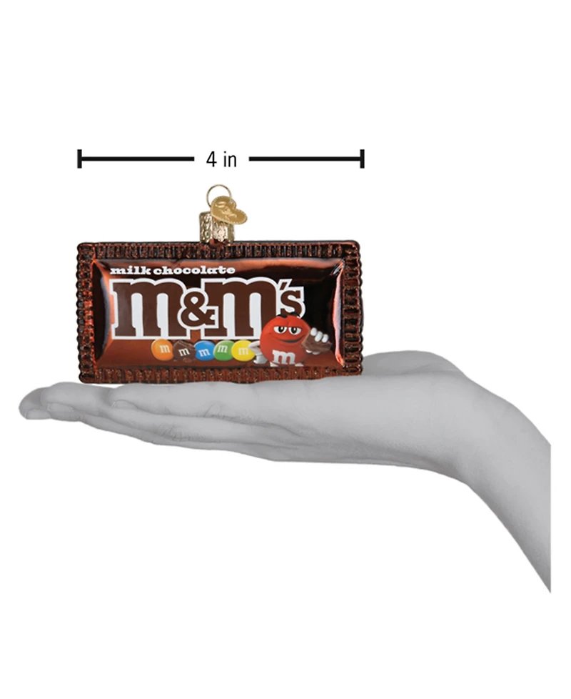Old World Christmas 2.5" Mars Wrigley Candies M&M's Milk Chocolate Candy Ornament
