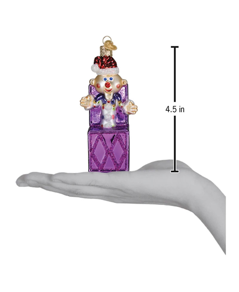 Old World Christmas 4.5" Rudolph the Red-Nosed Reindeer Charlie-In-The-Box Ornament