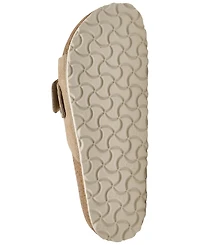 Birkenstock Women's Oita Nubuck-Suede Leather Printed Footbed Sandals from Finish Line