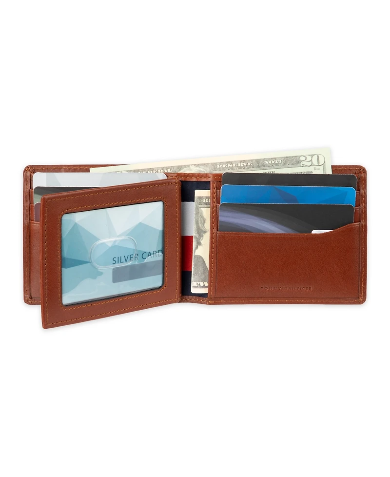 Tommy Hilfiger Men's Rfid Extra Capacity Slimfold Wallet