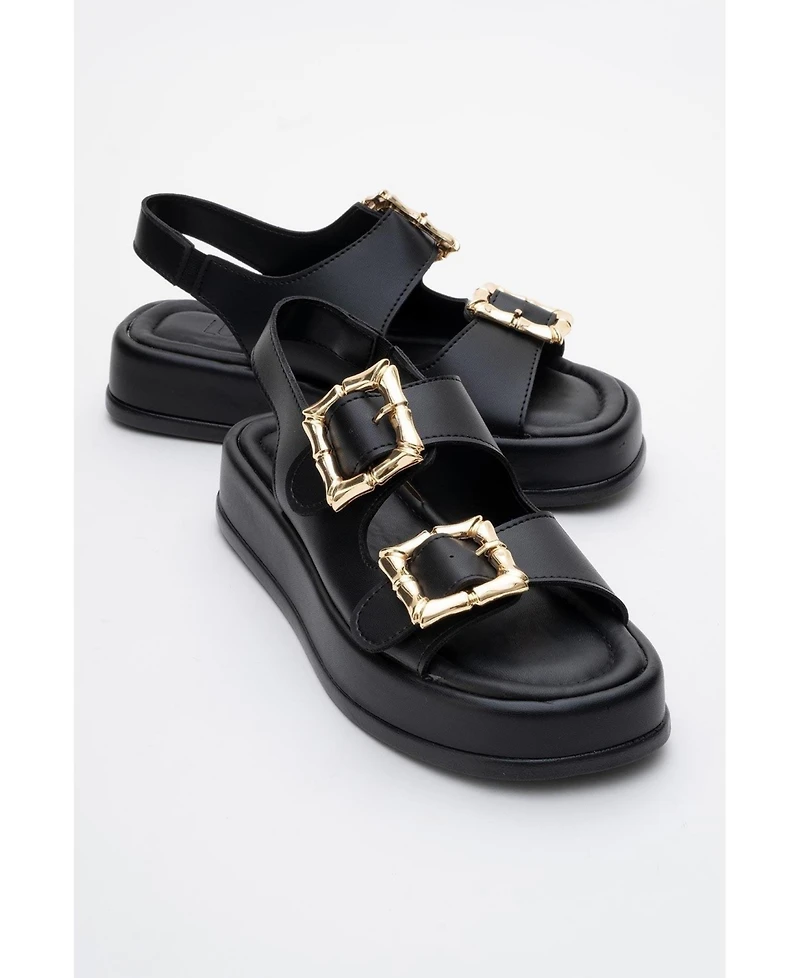 Prologue Shoes Slope Double Strap Sandal (Women)