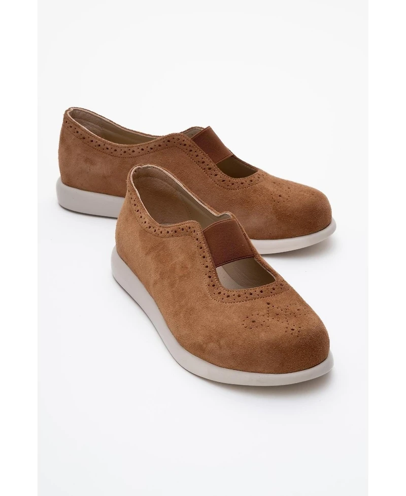 Chelle Elastic Leather Flat (Women)