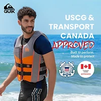 Quiksilver Men's Life Vest, Uscg Approved Life Jacket