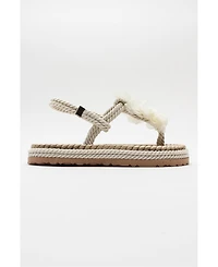 Prologue Shoes Santra Lace-Up Thong Sandals (Women)