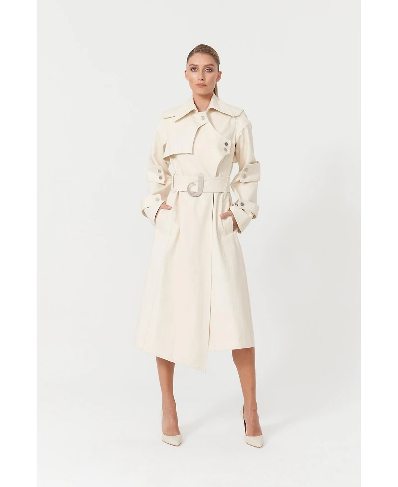 Jendue Women's Chaby Trench Coat
