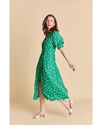 English Factory Women's Heart Printed Midi Dress