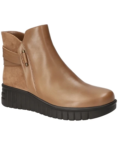 Bella Vita Women's Sueann Round Toe Ankle Booties