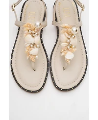 Forever & Always Shoes Joe Leather Thong Sandal
