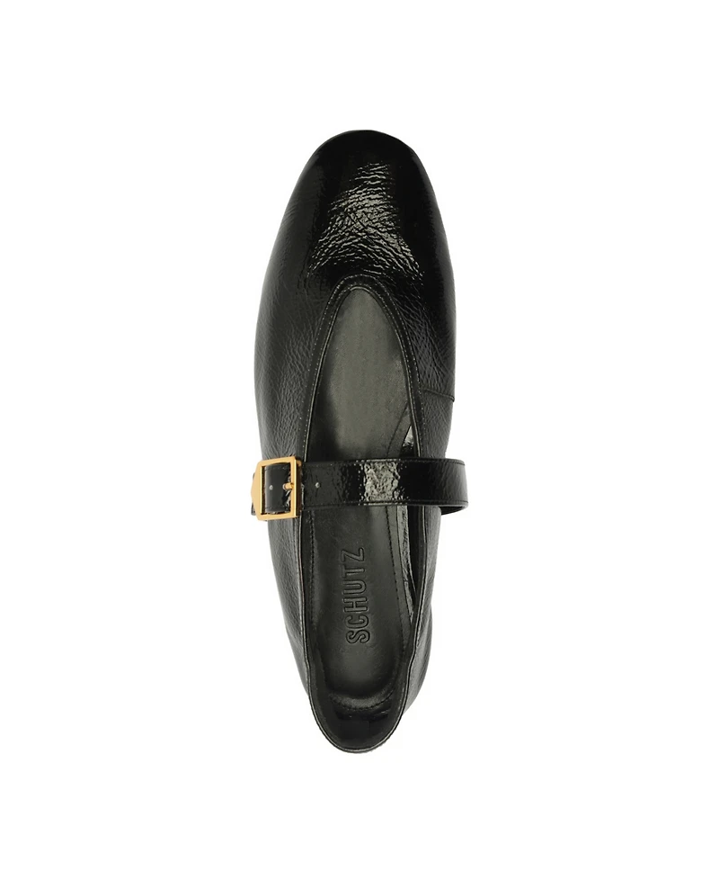 Schutz Women's Courtney Ballet Buckle Flats