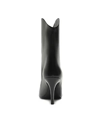 Schutz Women's Maryann Curve Pointy Toe Booties