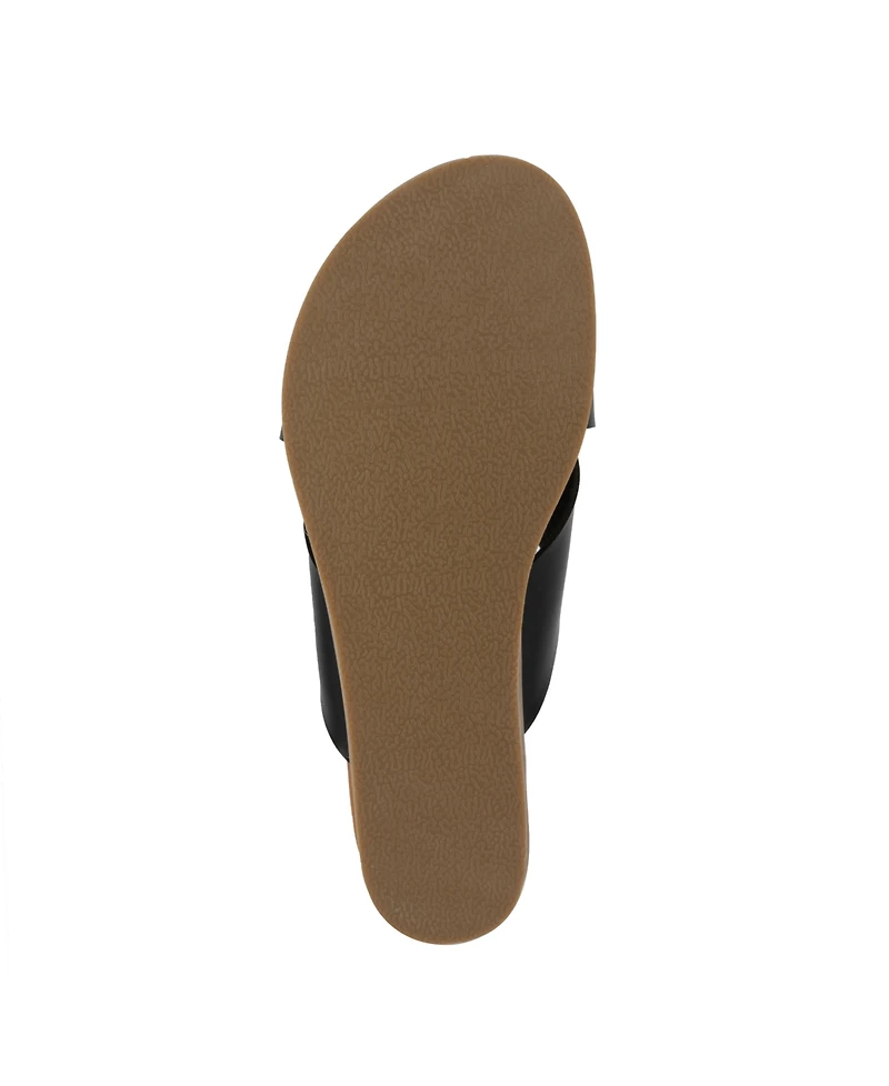 Sugar Women's Jumble Criss Cross Wedge Sandals
