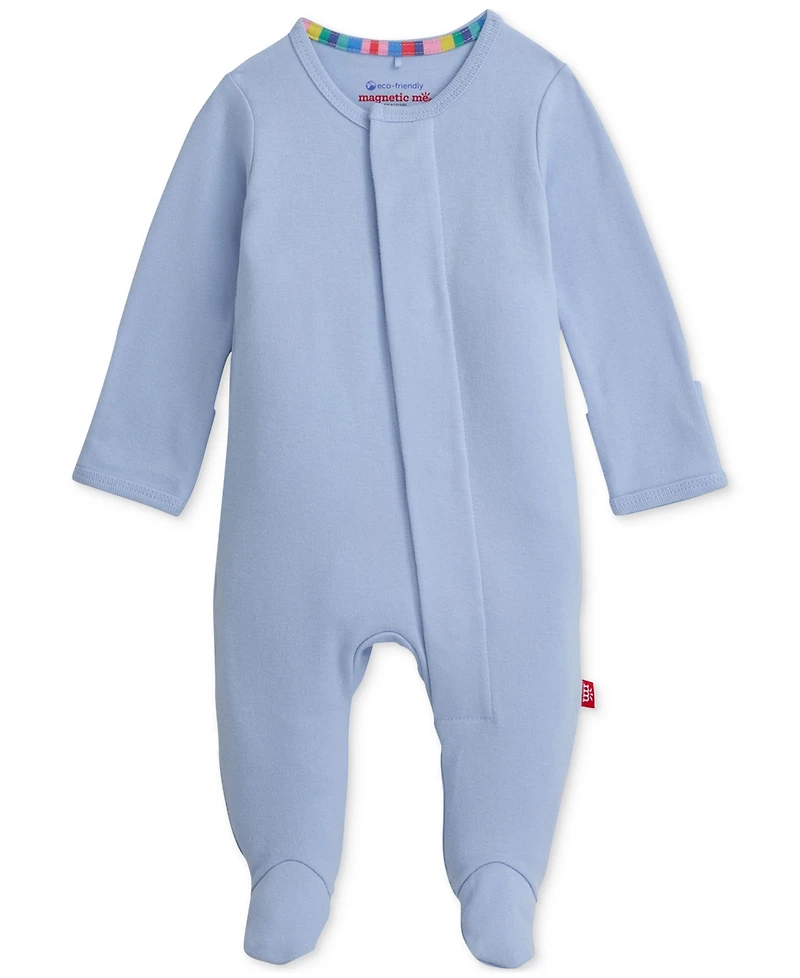 Magnetic Me Baby Cotton Footed Coveralls, 2 Pack