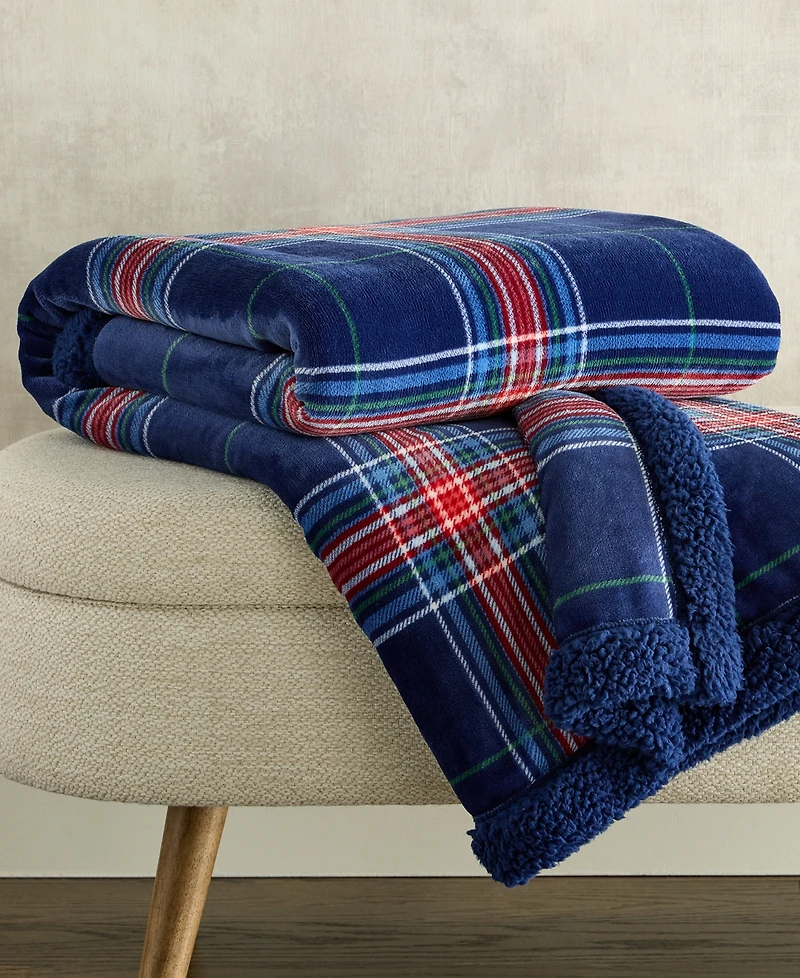 Holiday Lane Cozy Plush Throw, 50" x 60", Exclusively for Macy's