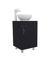 Vicksburg Bathroom Vanity, 1 Door, 4 Legs, White