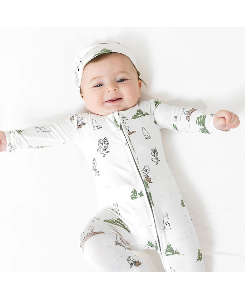 Bellabu Bear Unisex Baby Winter Forest Animals Convertible Footie